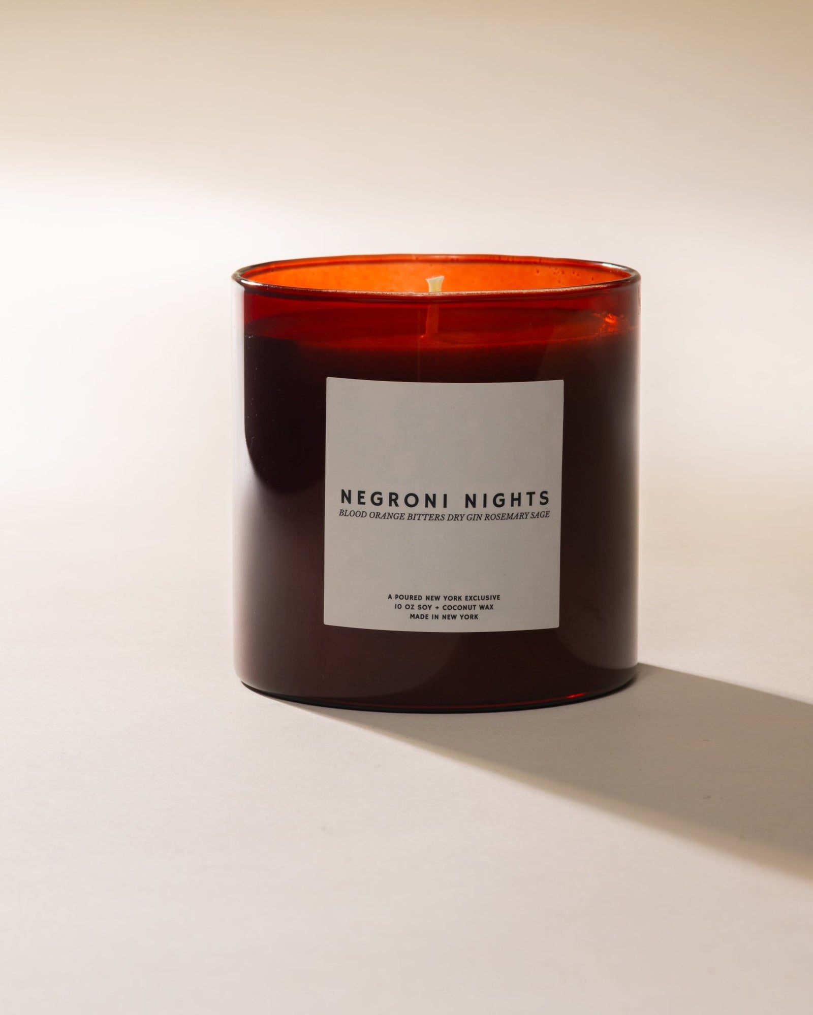 Negroni Nights Soy Coconut Wax Candle - 10oz