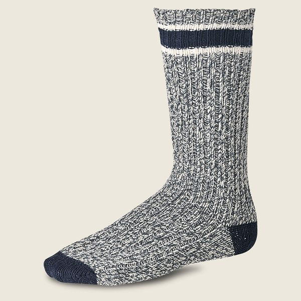 Ragg Wool Stripe Sock