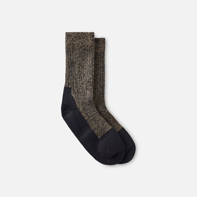 Deep Toe-Capped Sock - Black