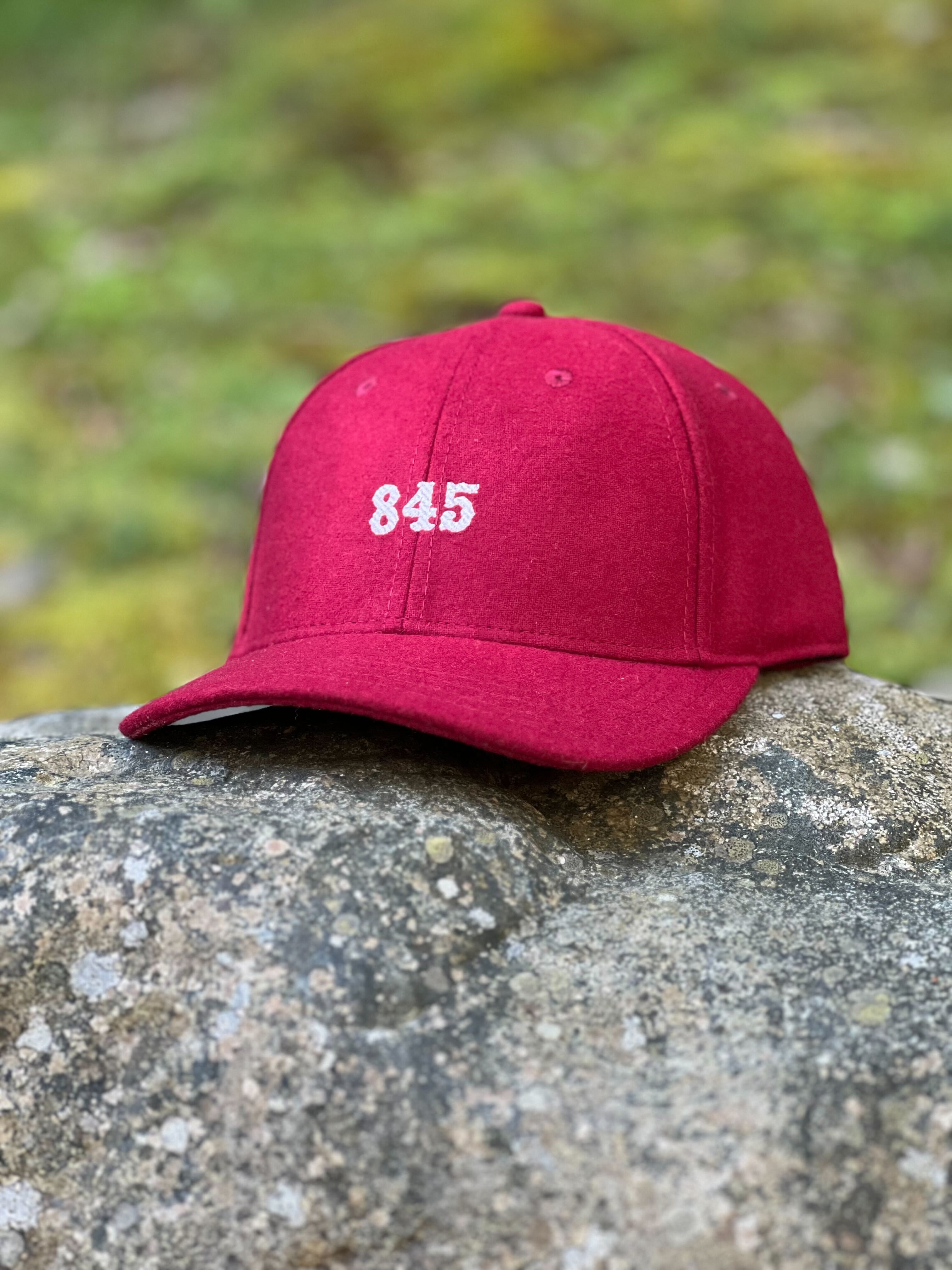 The 845 Hat -  Heritage Flannel Crimson