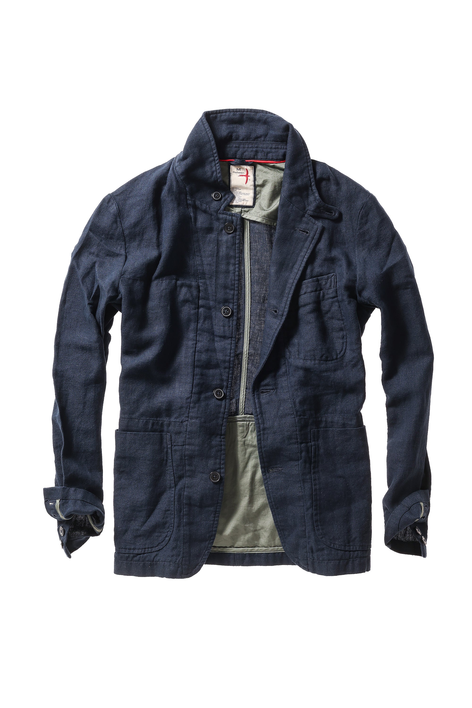 Tropical Trap Blazer - Dark Navy Hopsack