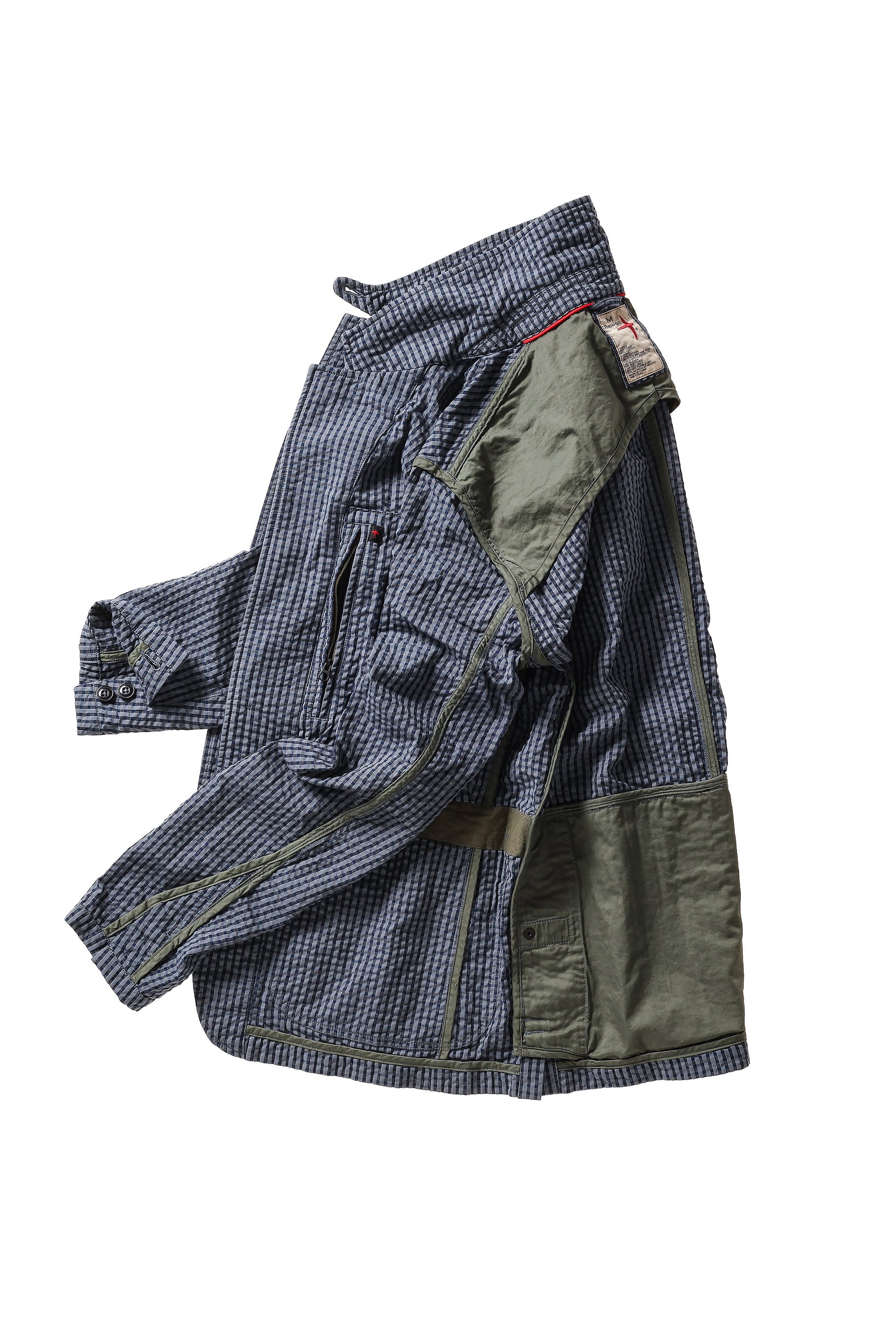 Tropical Trap Blazer - Navy Blue Searsucker