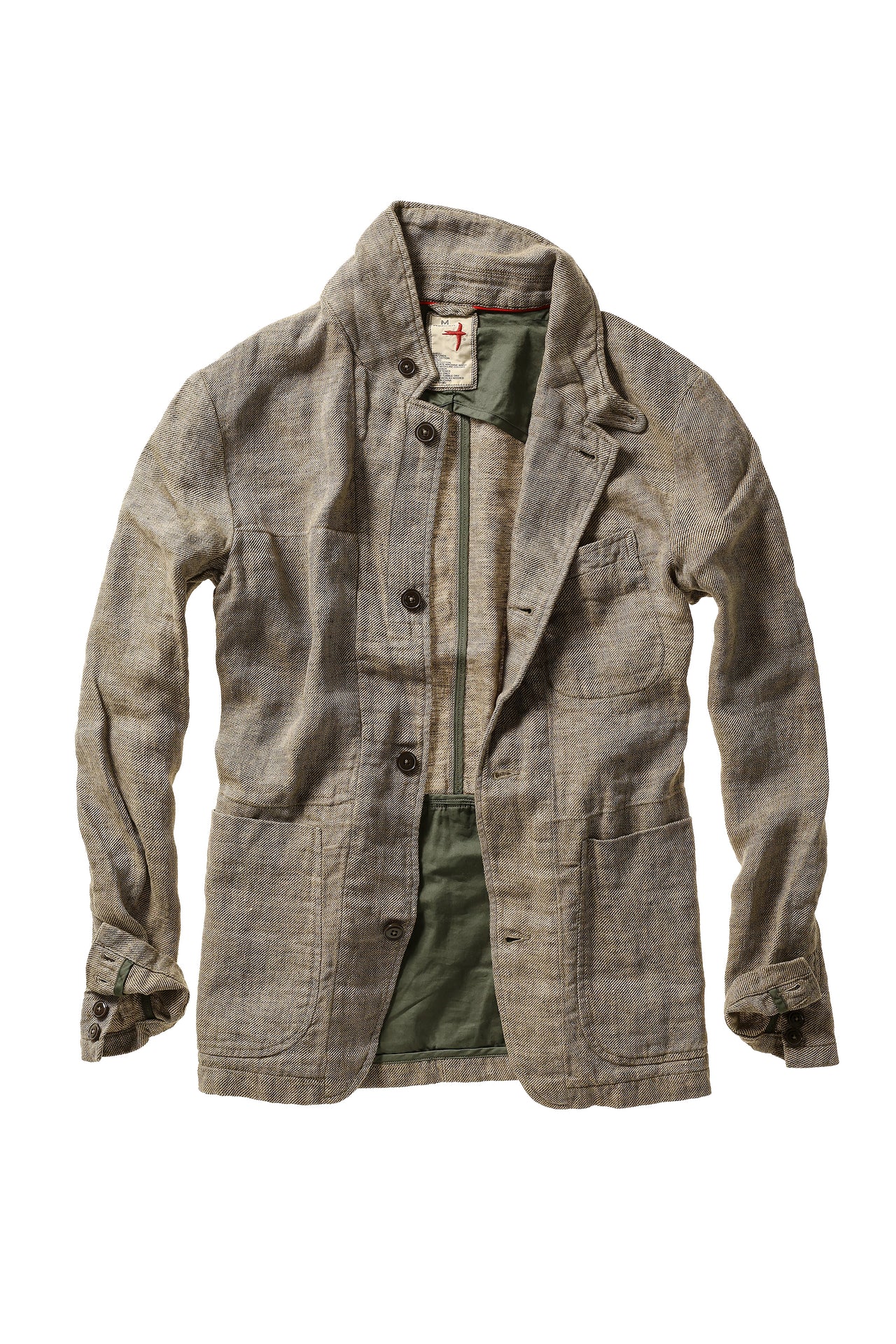 Tropical Trap Blazer - Wheat Rustic Twill