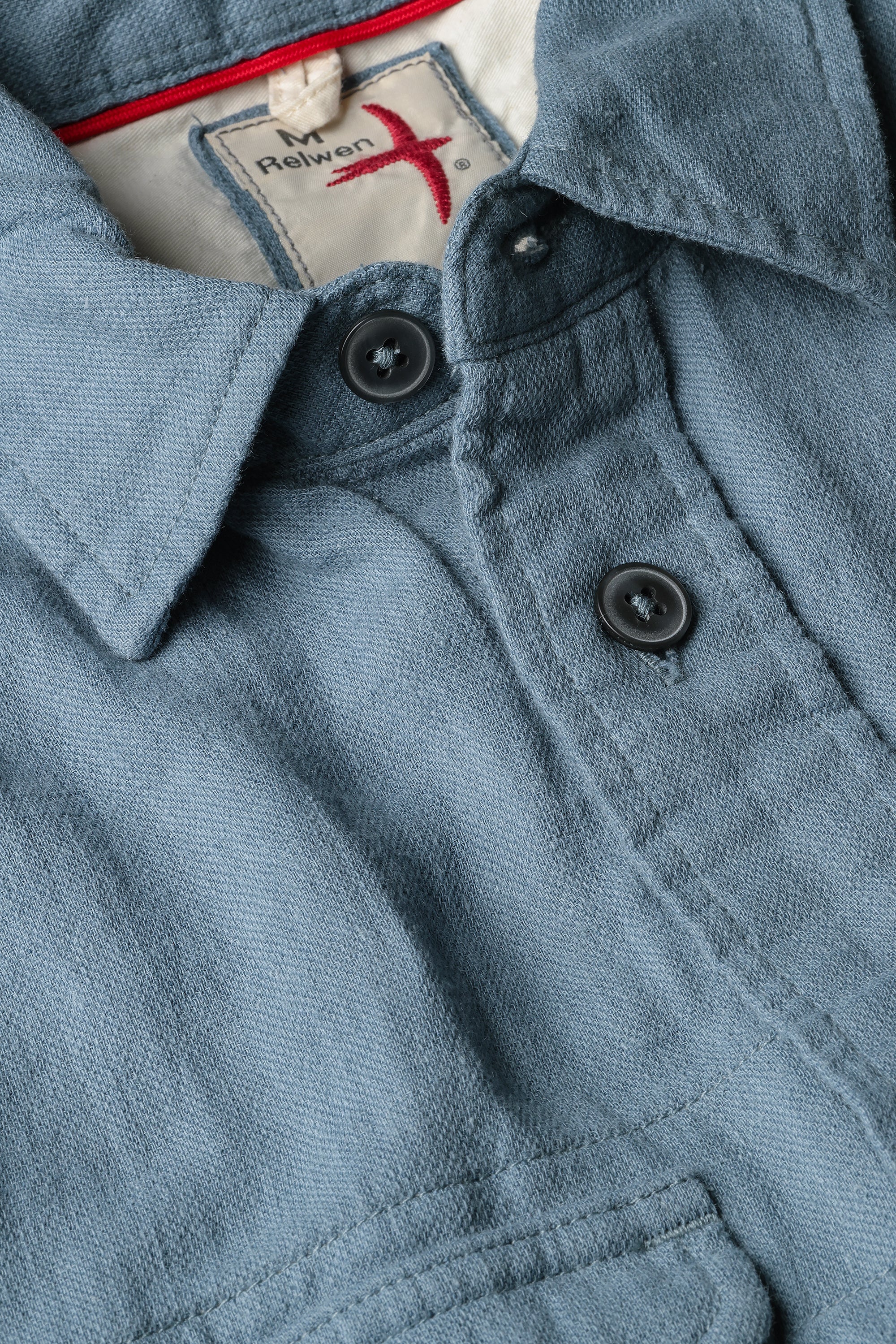 Slub Linen Workshirt - Marine Fade