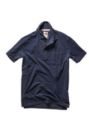 Pique Slot Polo - Navy