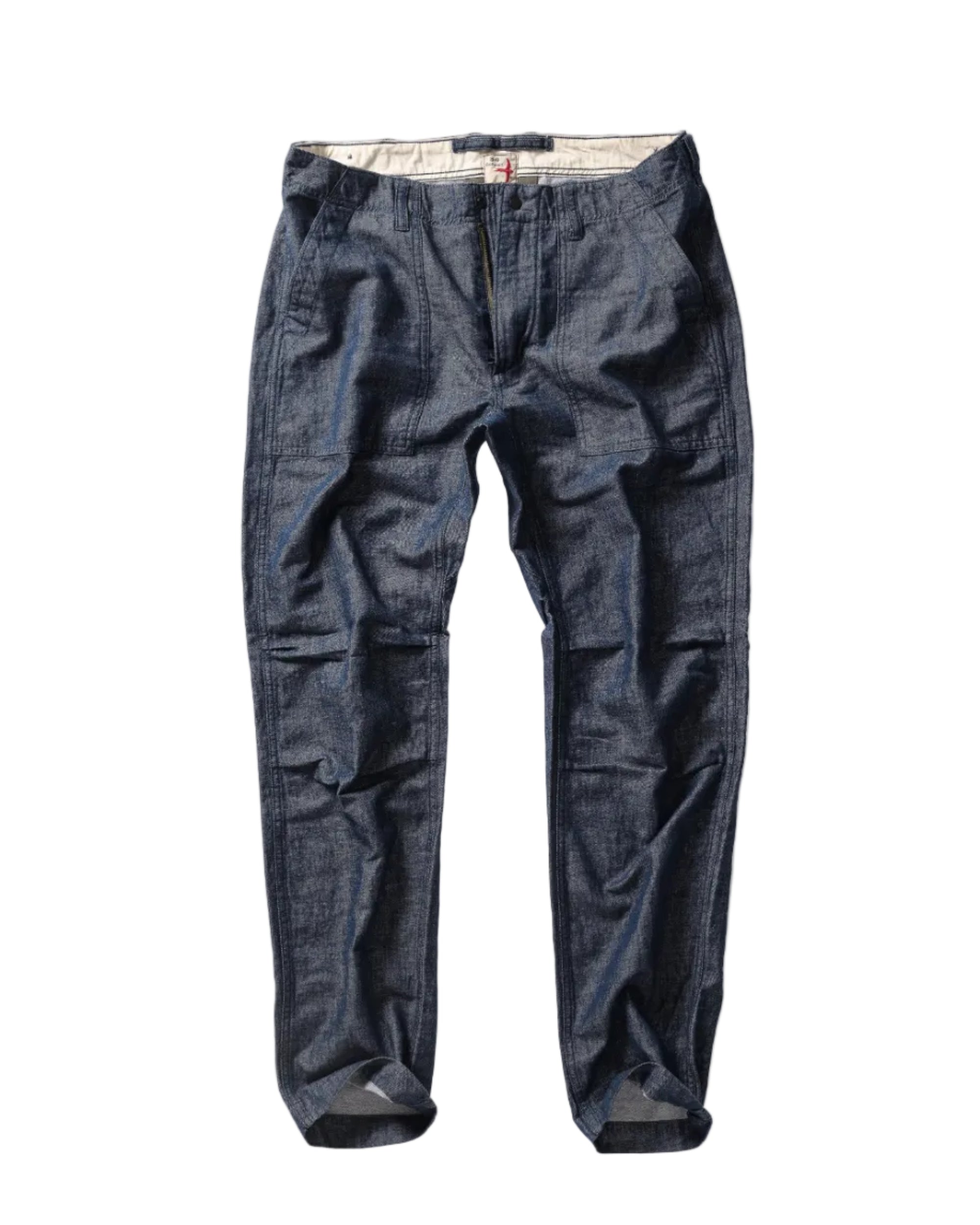 Cotton Linen Supply Pant - Indigo Yarn Dye