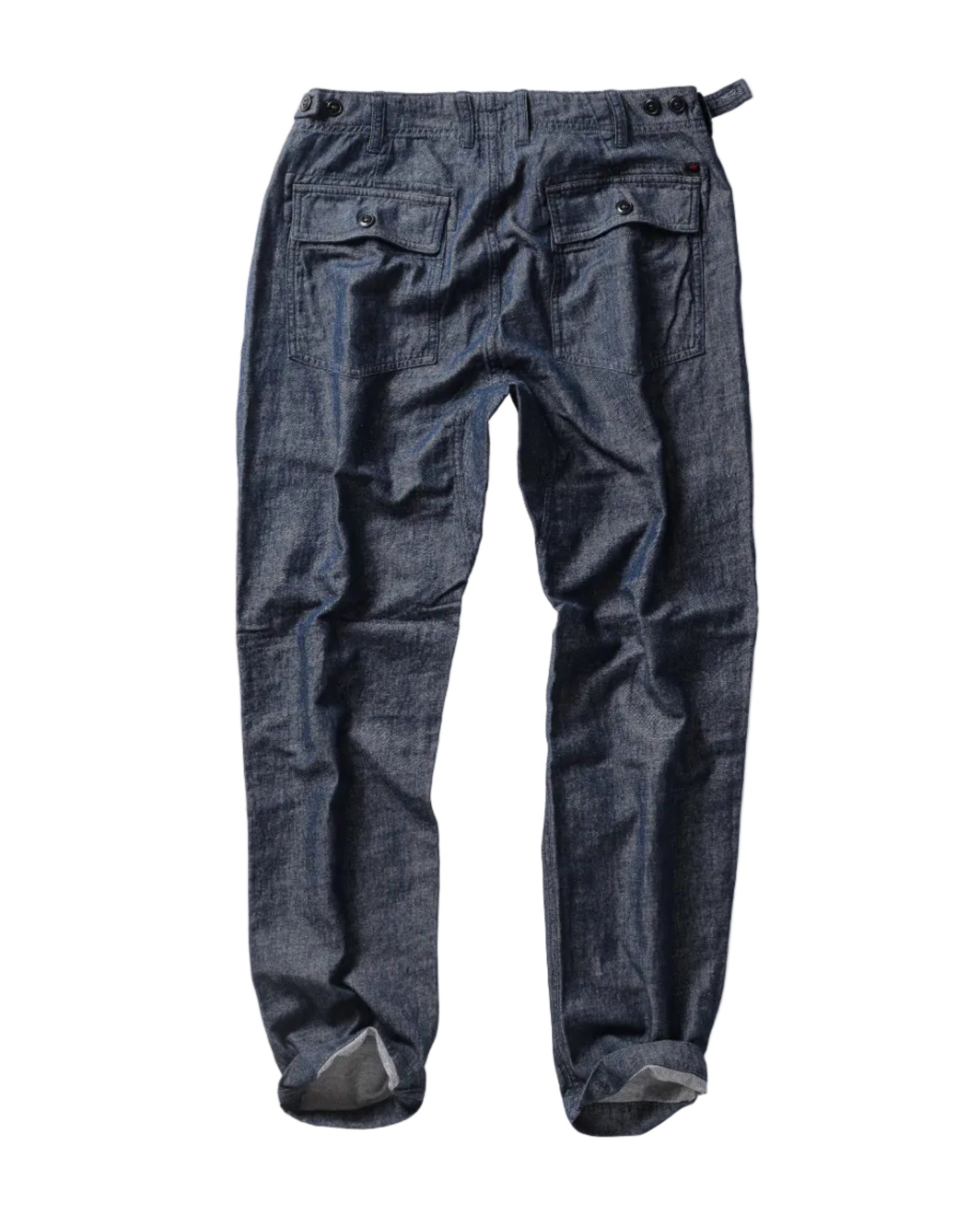 Cotton Linen Supply Pant - Indigo Yarn Dye