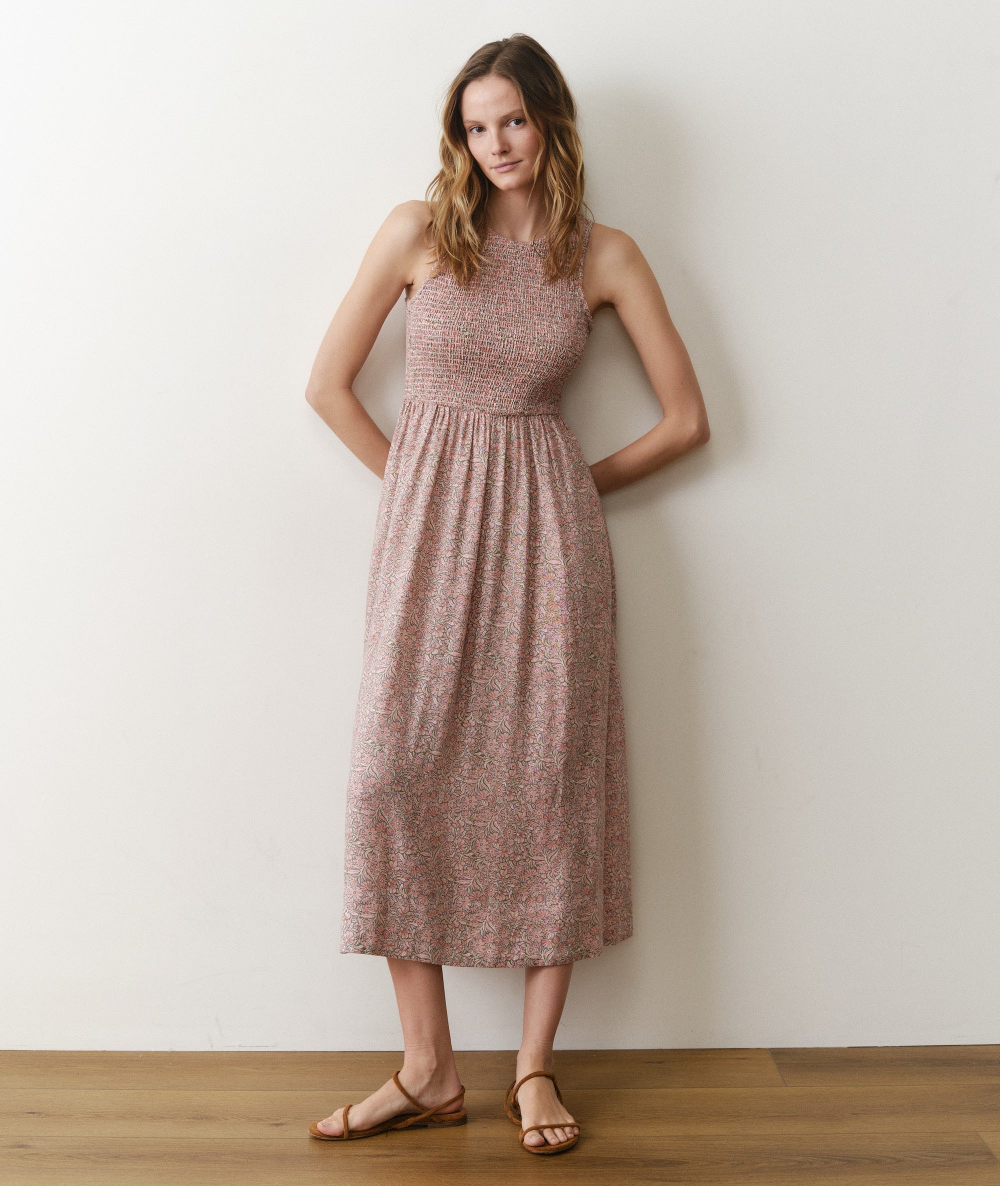 Darcy Smocked Maxi Dress - Bouquet