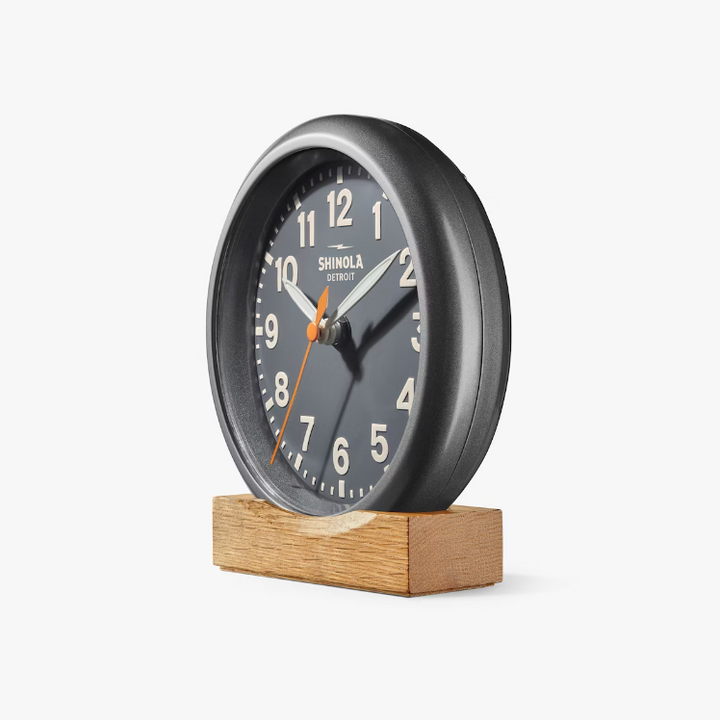 Runwell Desk Clock - Gray