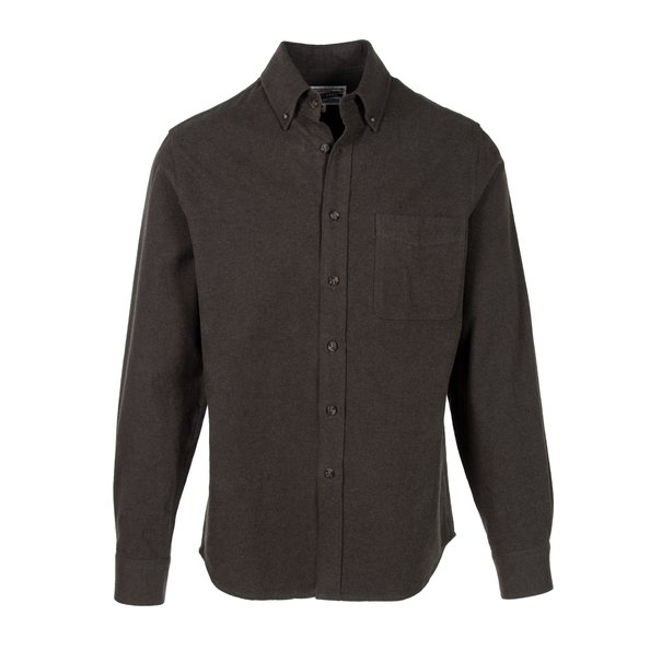 Cotton Flannel Shirt - Olive