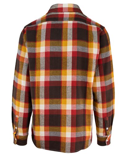 Plaid Cotton Flannel Shirt - Autumn