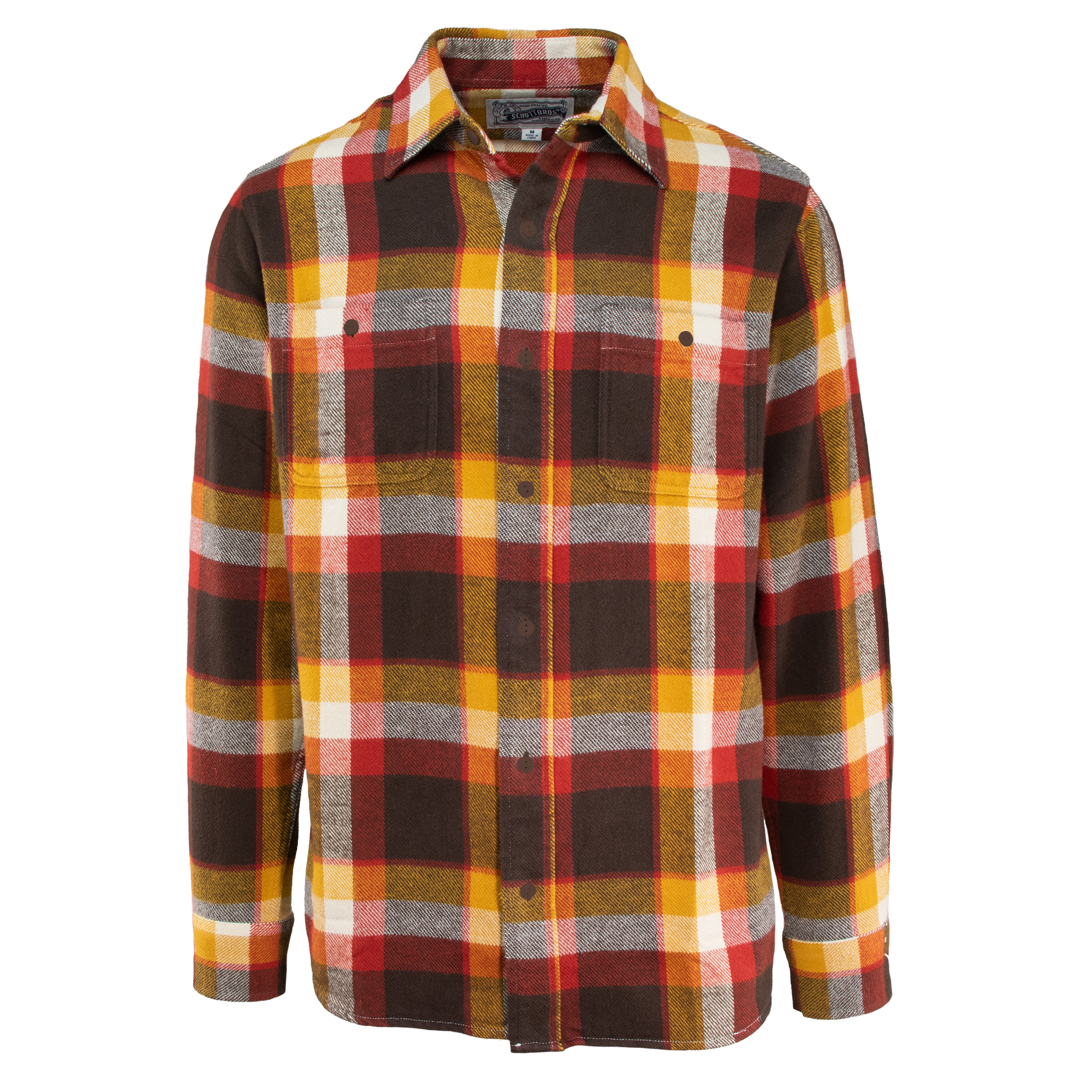 Brushed Cotton Flannel Shirt -  Autumn