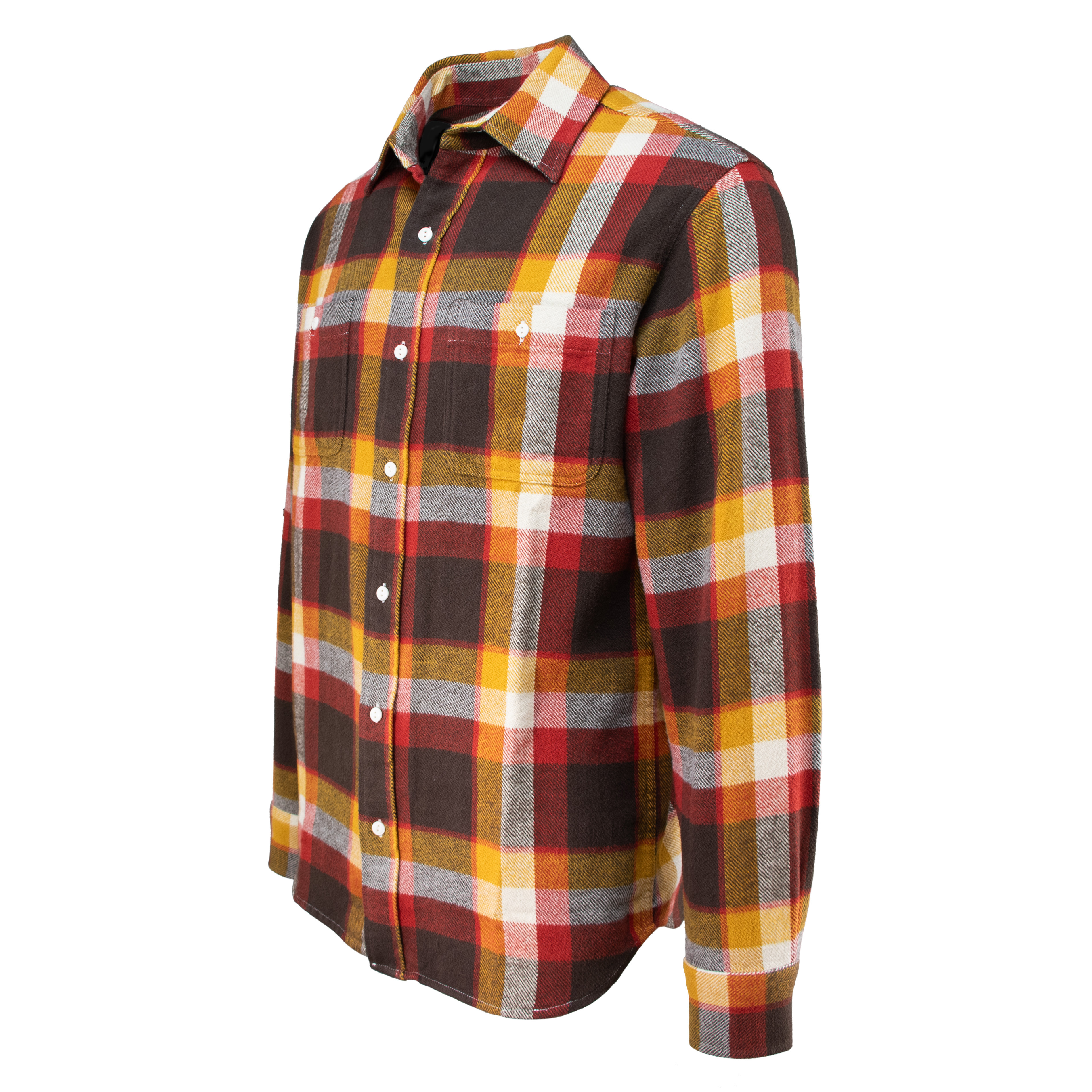 Brushed Cotton Flannel Shirt -  Autumn