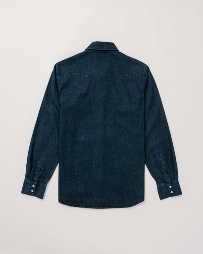 Denim Western Shirt - Indigo