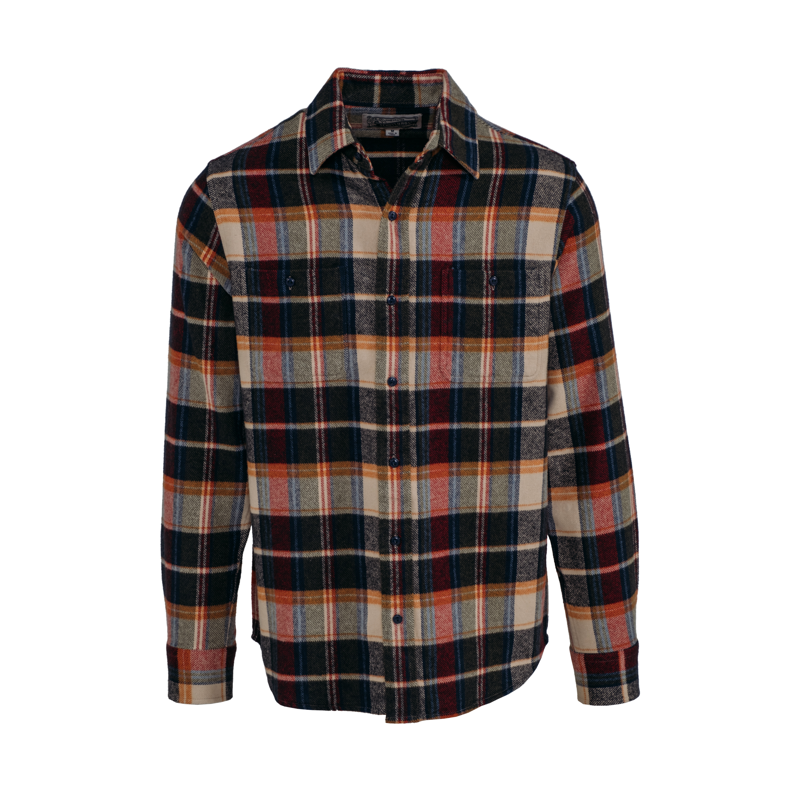 Cotton Flannel Shirt -  Madison