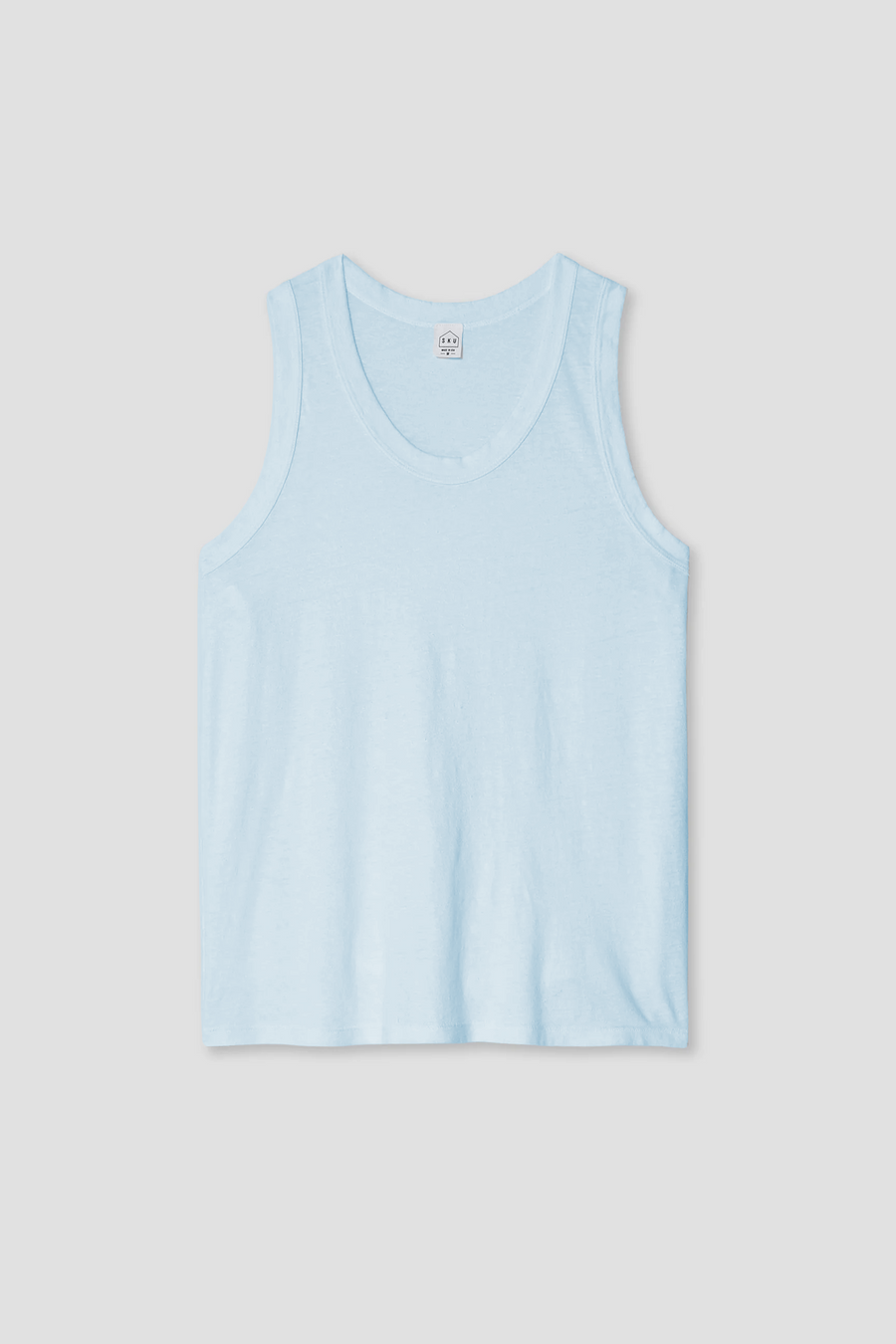 Organic Cotton Hemp Tank - Beach Blue