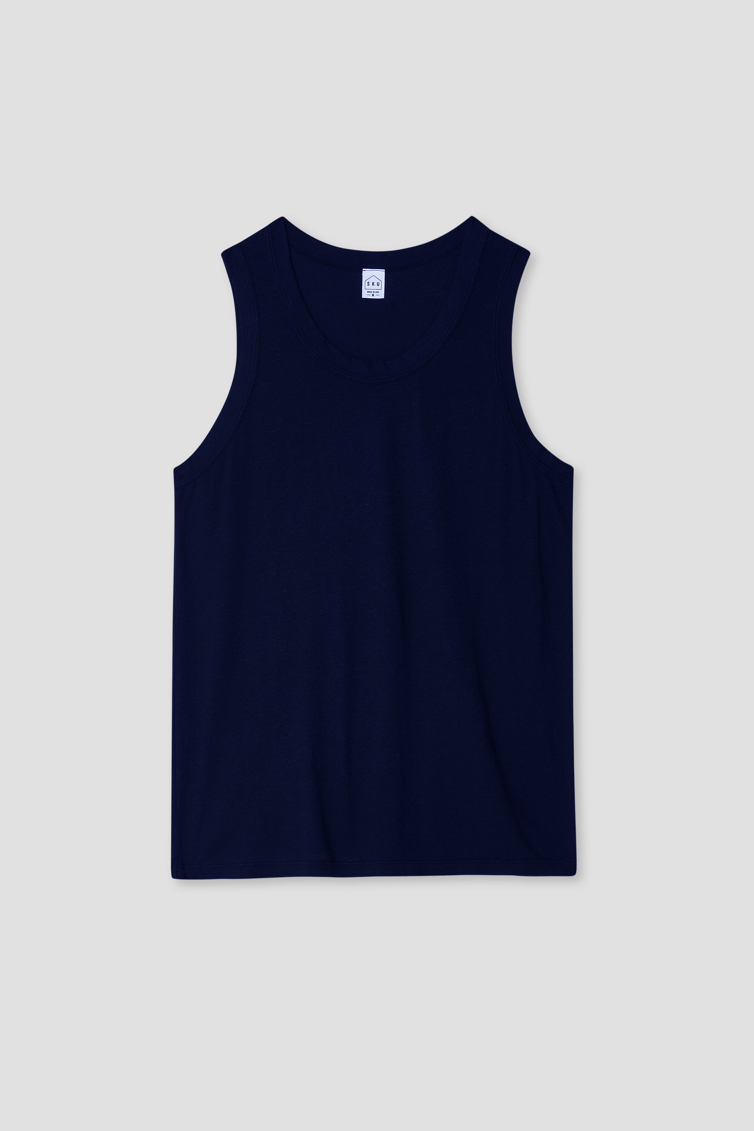 Organic Cotton Hemp Tank - Navy