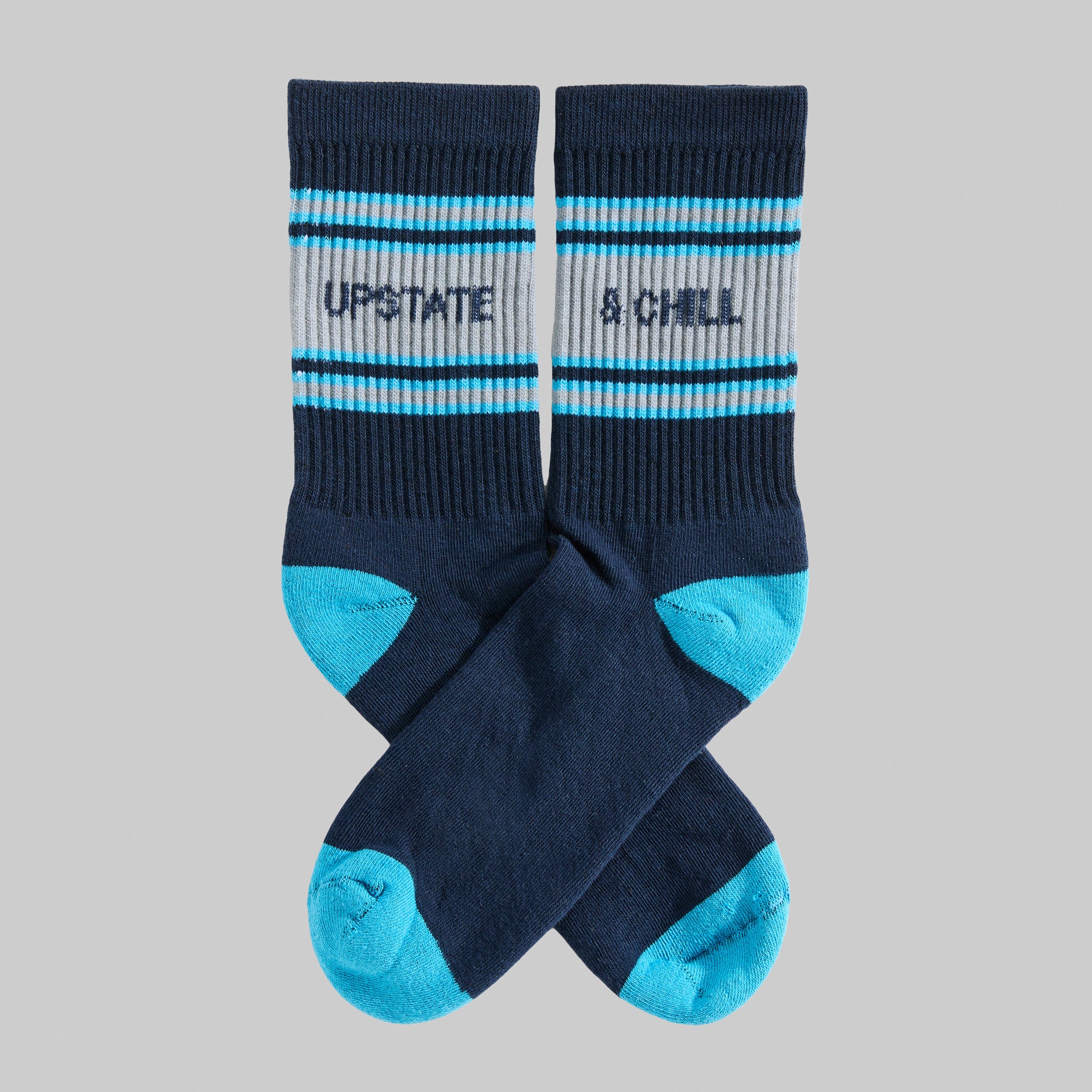 Upstate & Chill® Sock: Navy