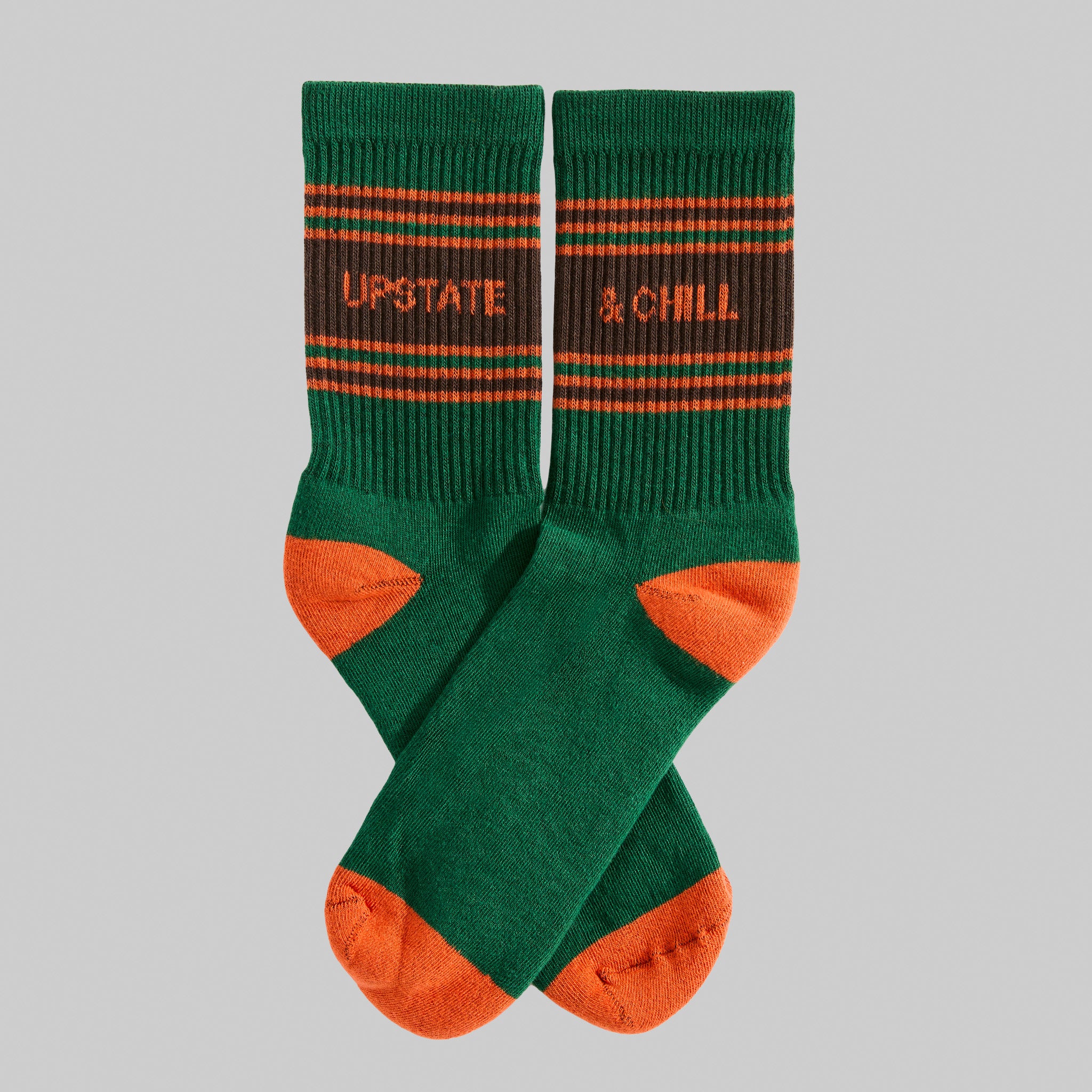 Upstate & Chill® Sock: Dark Green