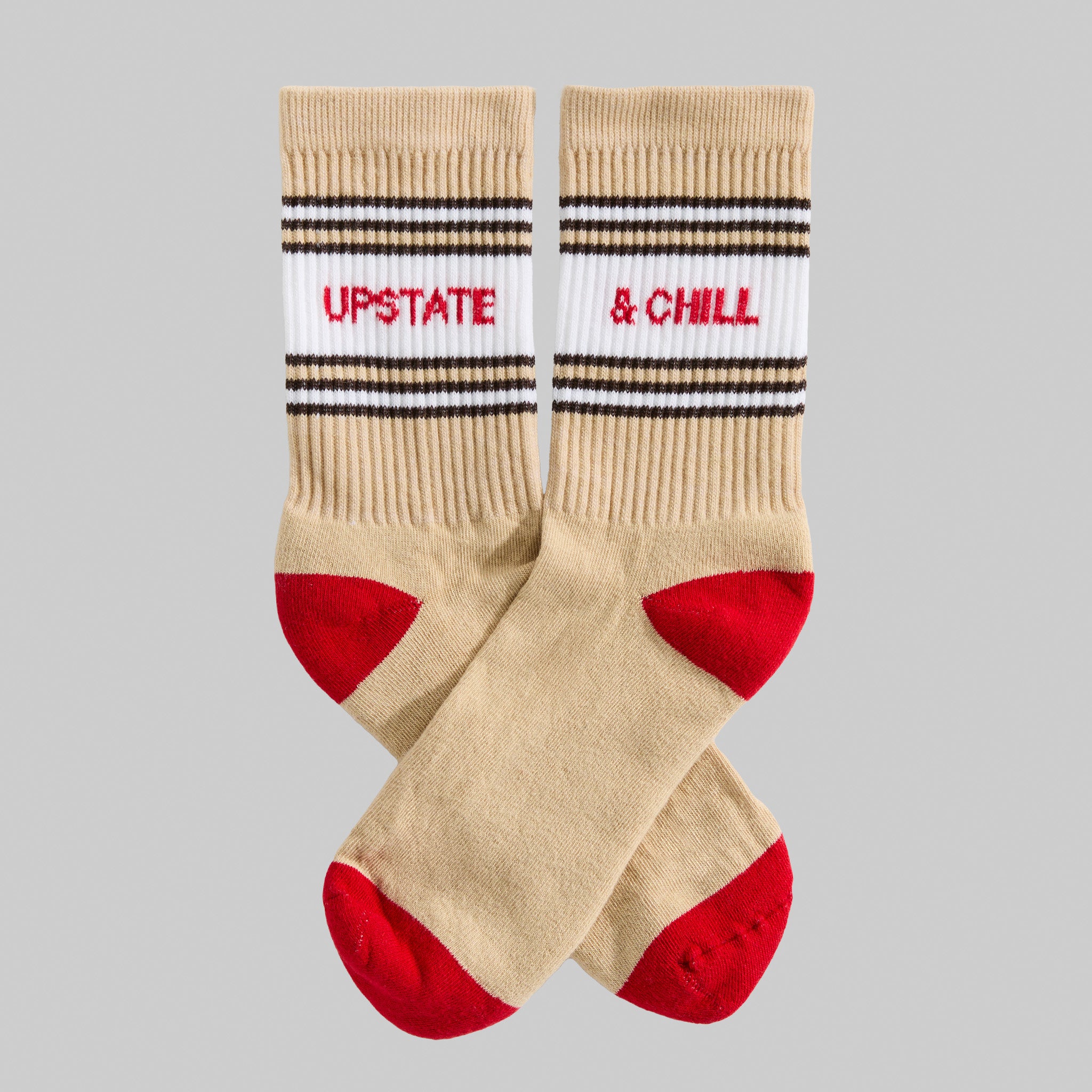 Upstate & Chill® Sock: Natural