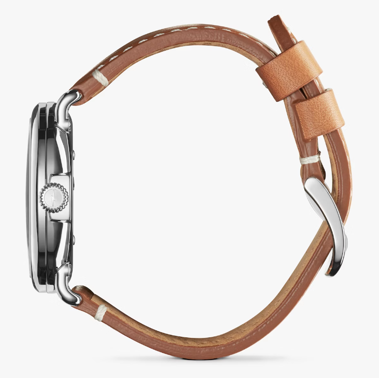 Runwell 41mm Brown Leather Strap