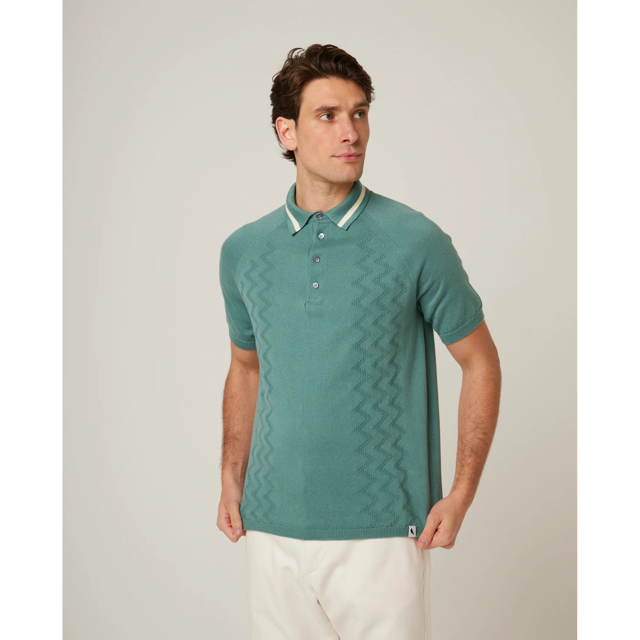 Textured Polo Shirt