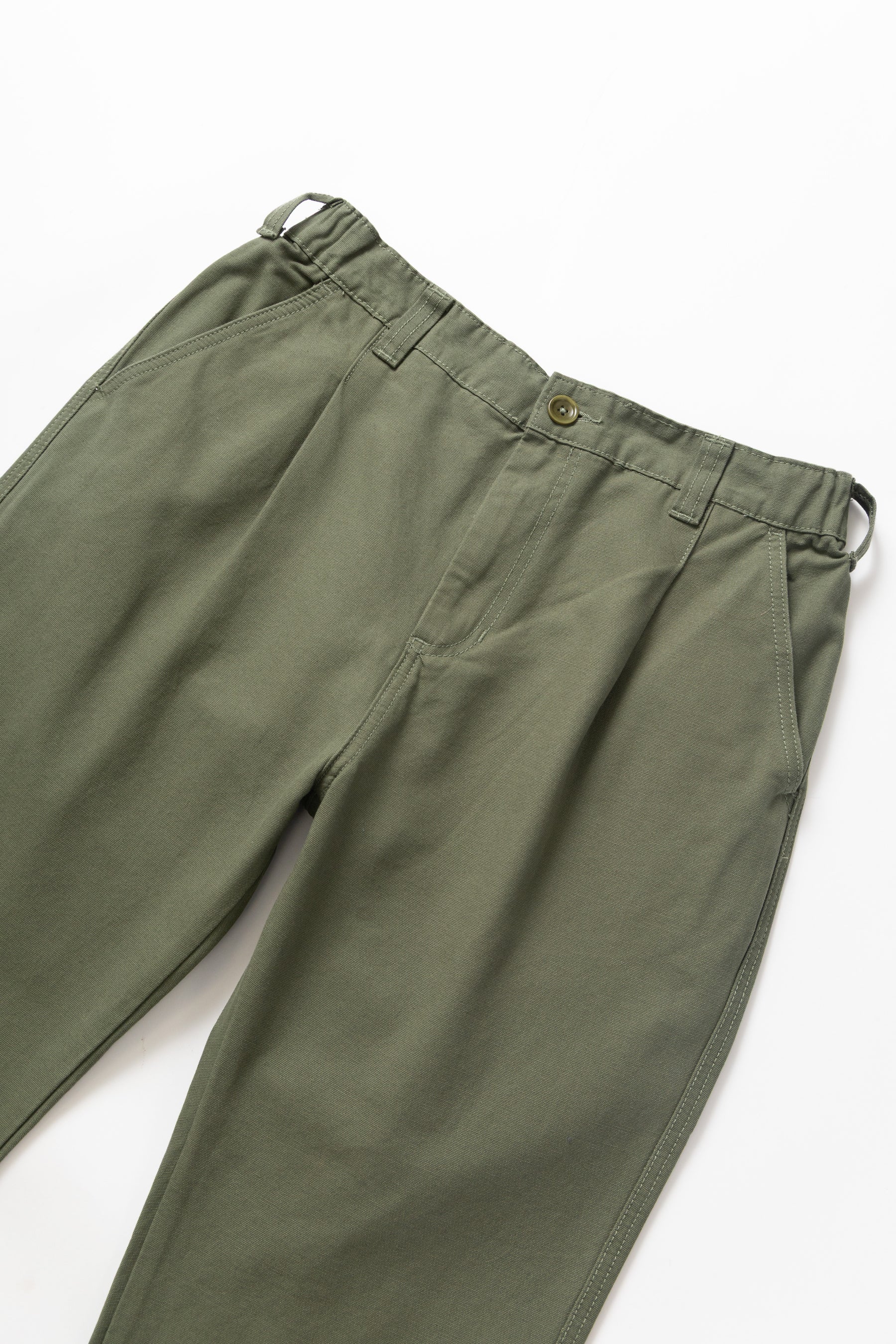 Canvas Waiter Pants - Olive