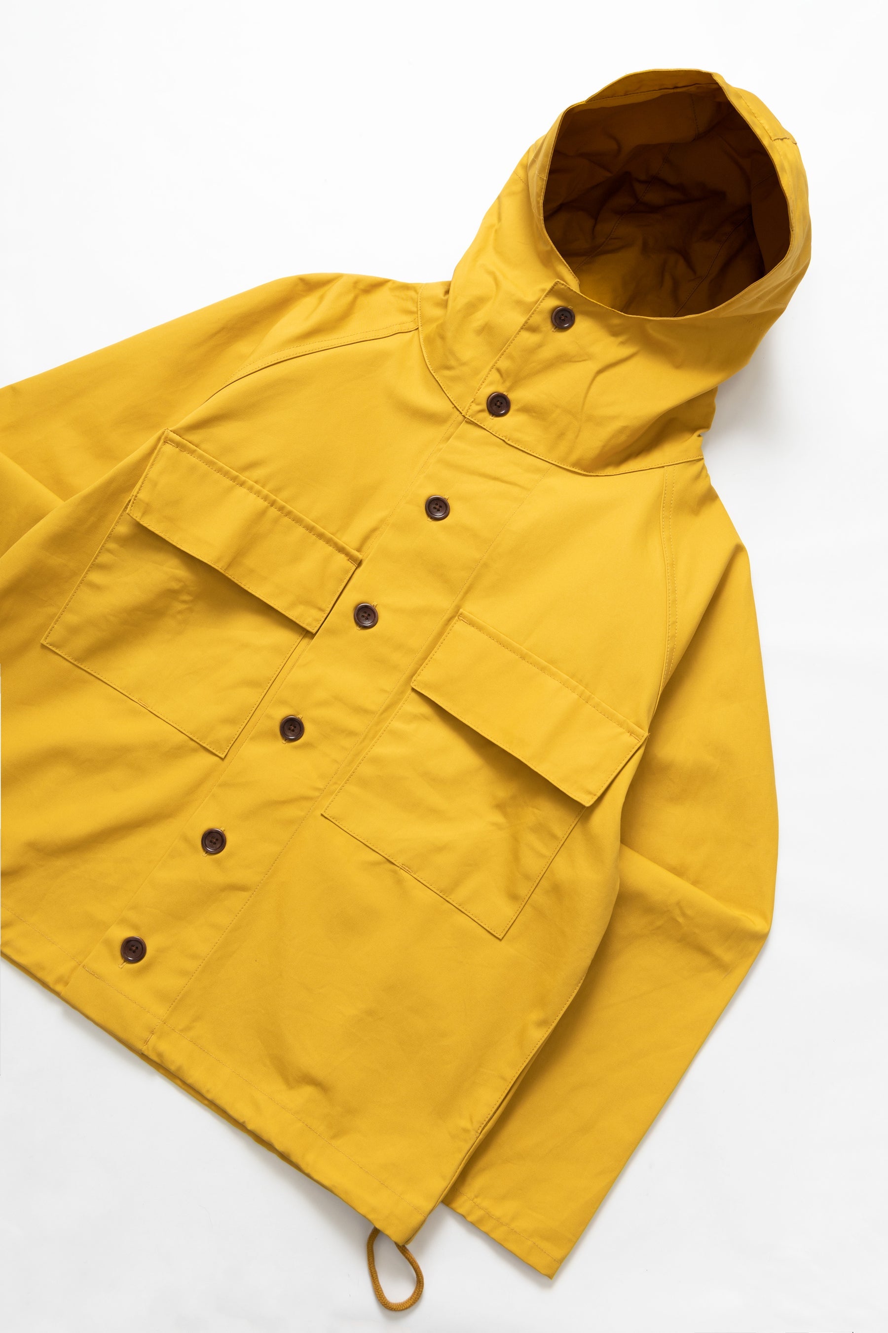 Waxed Cotton Allotment Parka - Ochre