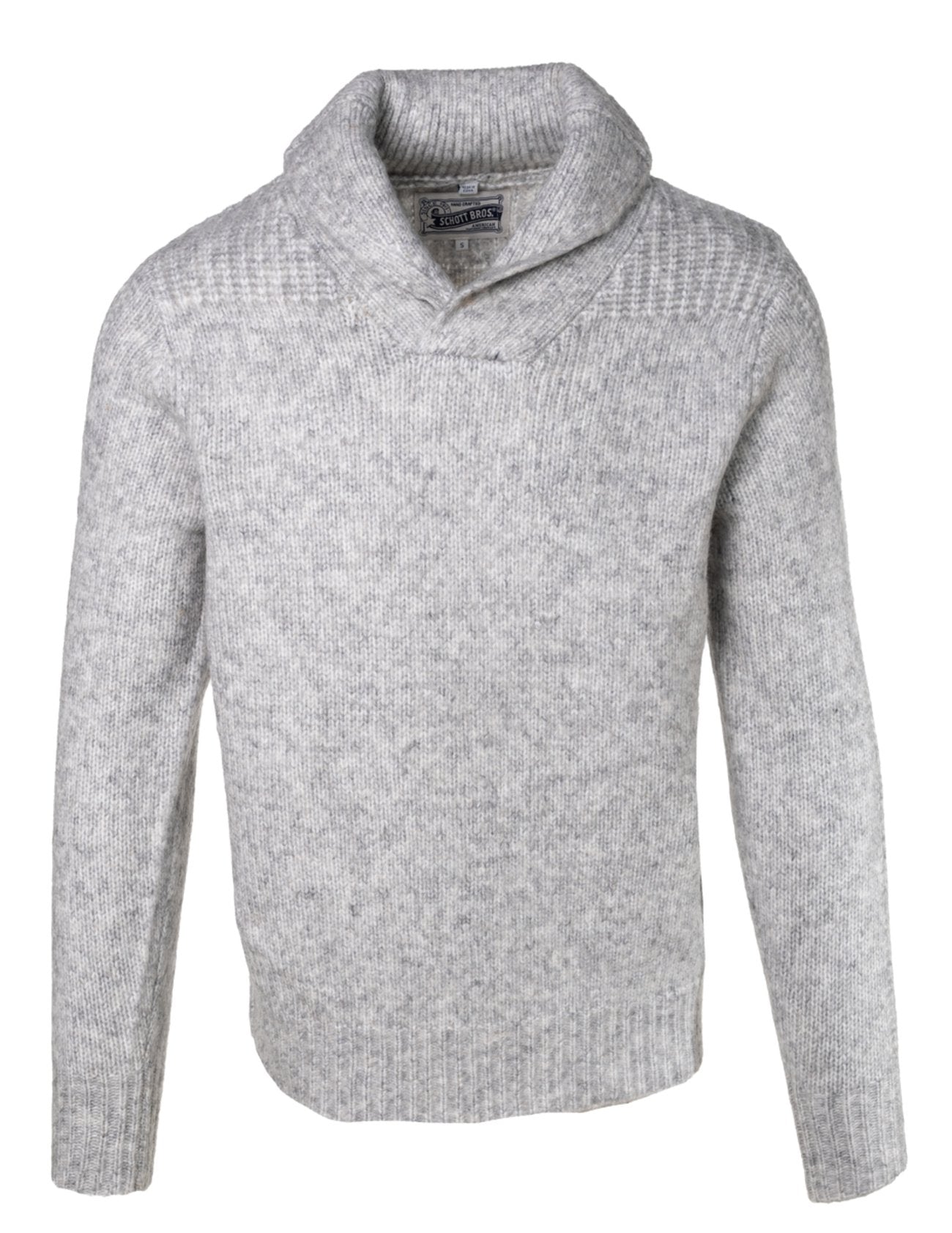 Midweight Triple Blend Shawl Collar Sweater