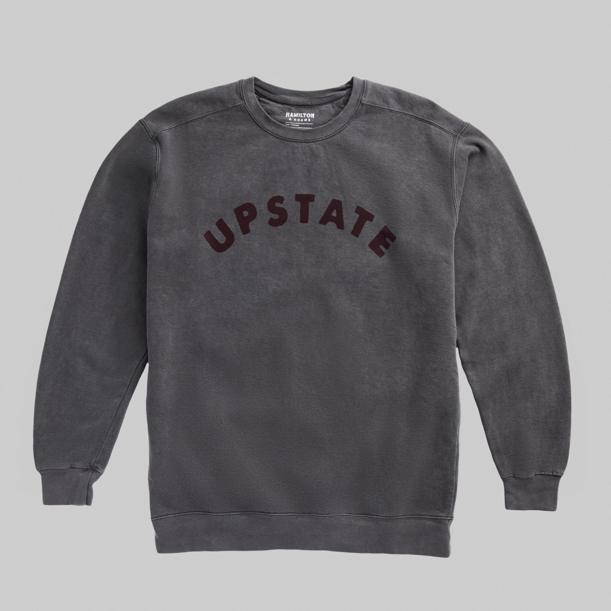 Upstate Arch Crewneck: Pepper