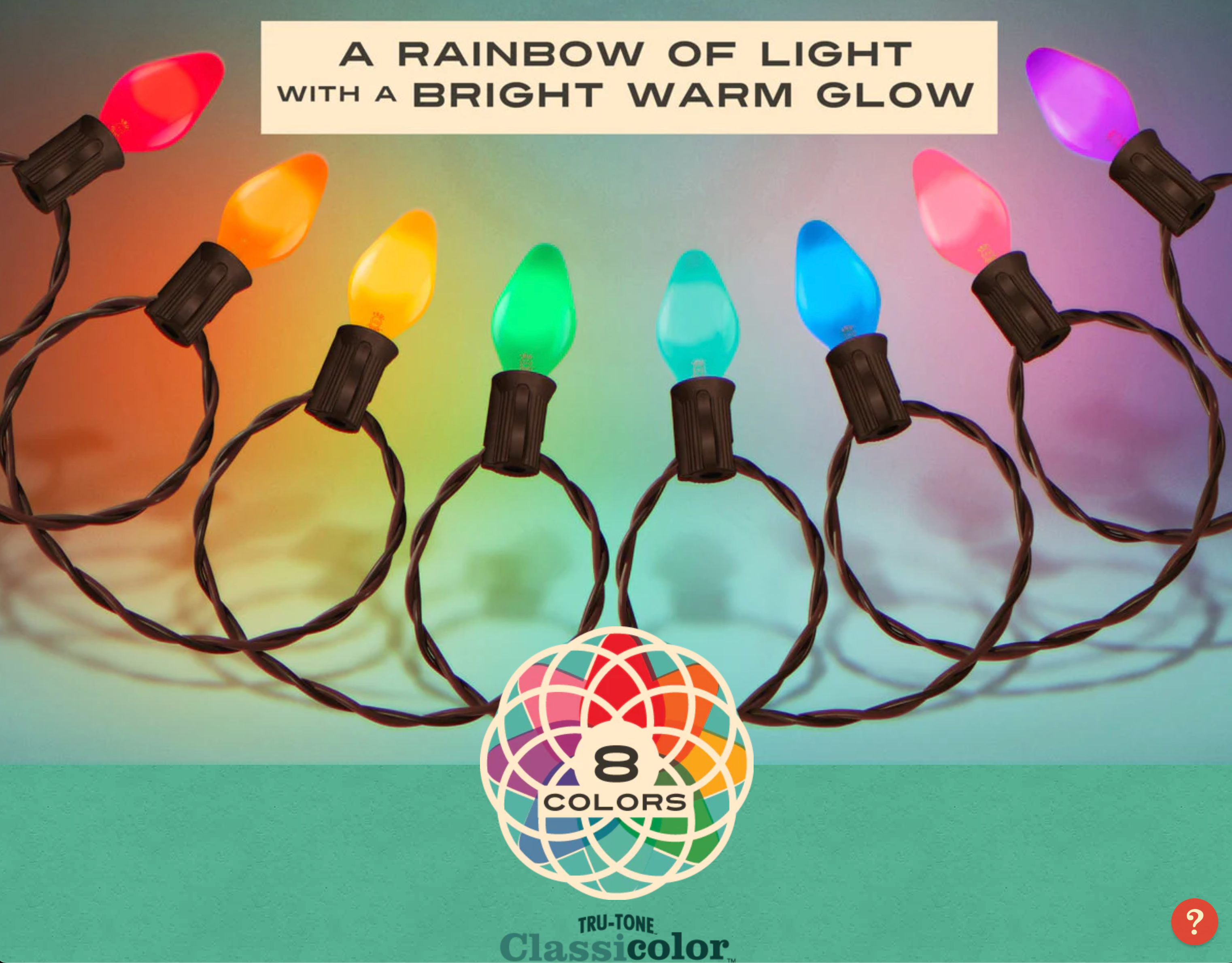 Tru-Tone Lights - Spectra 8 Color Rainbow Light Set