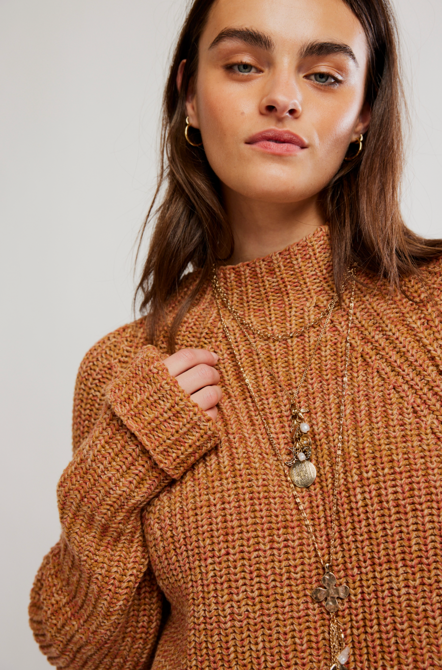 Low Tide Pullover in Cinnamon Spice