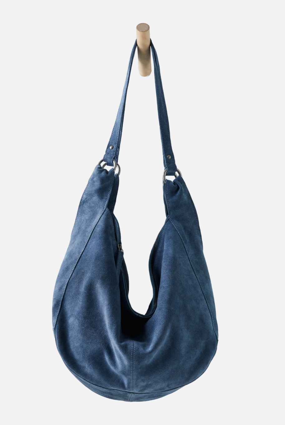 Roma Suede Tote in Slate