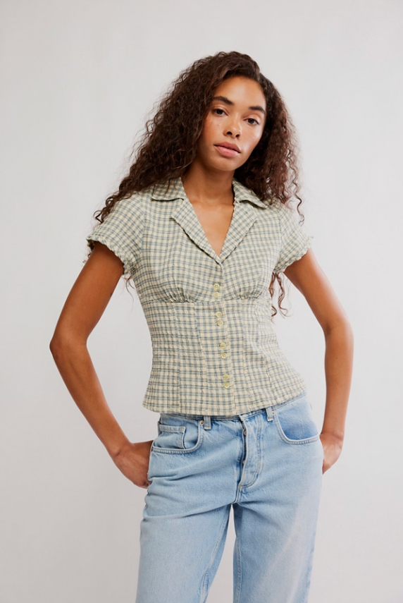 Camp Crush Shirt in Neutral Combo