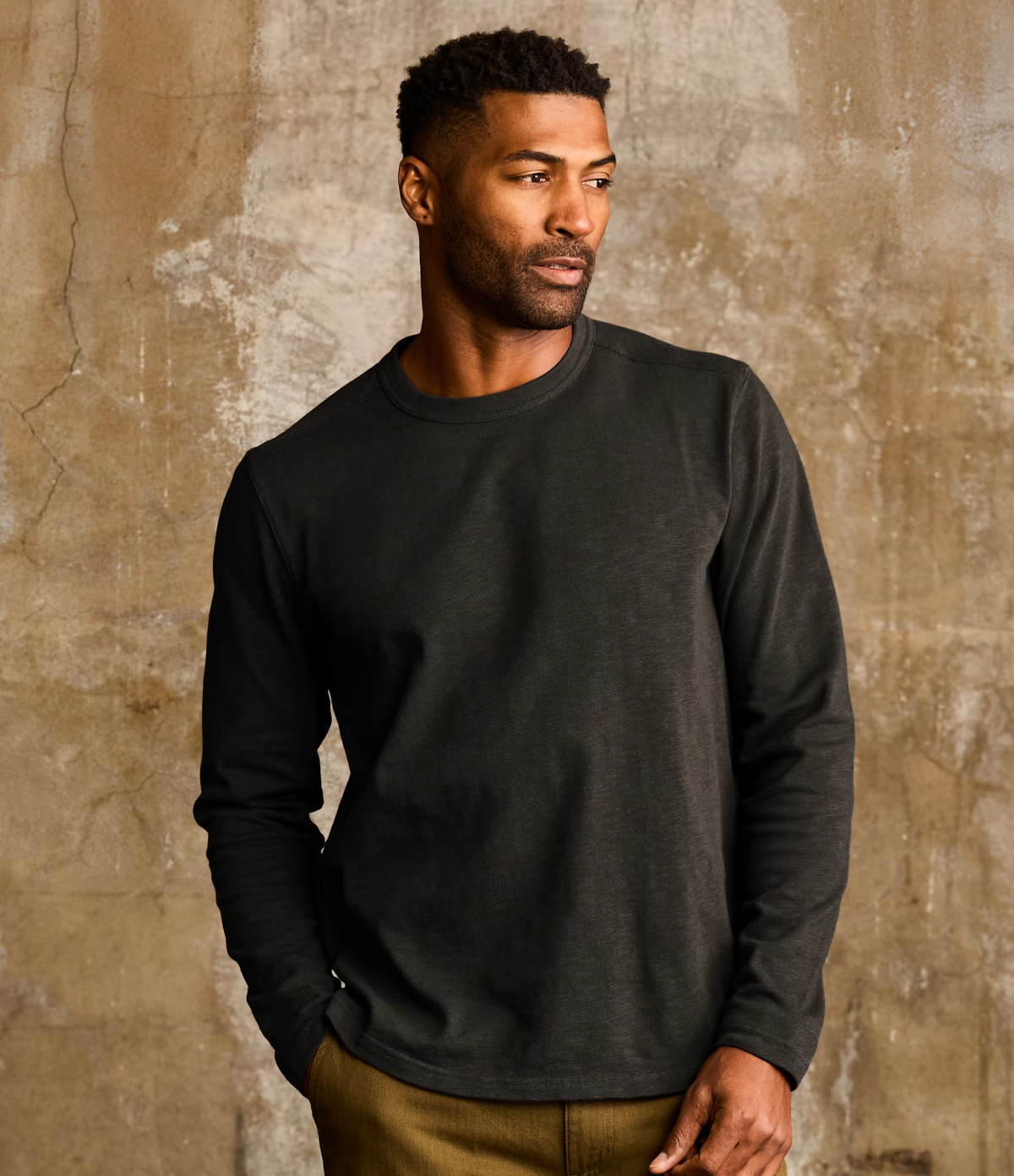 Industry Heavy Weight Long Sleeve Tee - Coal