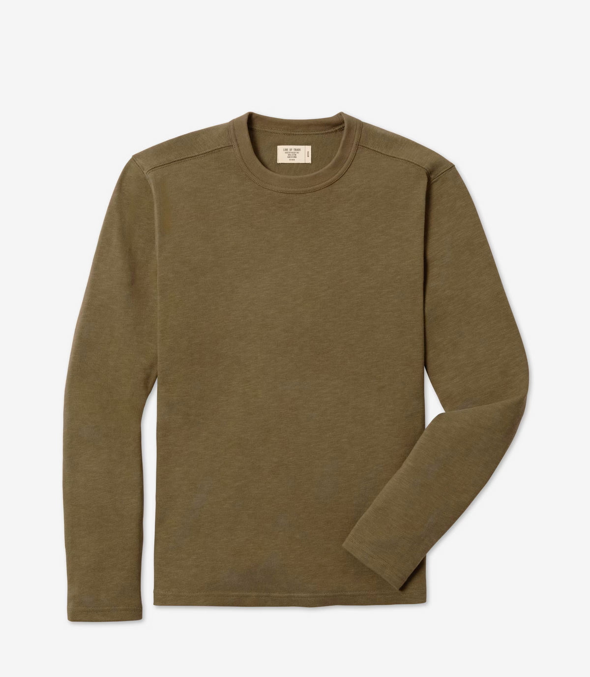 Industry Heavy Weight Long Sleeve Tee  - Vintage Olive