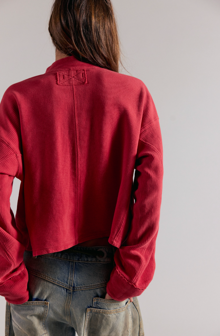 Celeste Quarterzip in Salsa