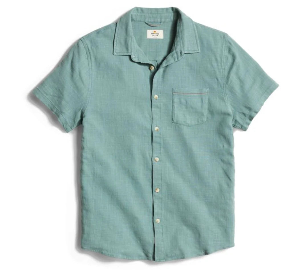 Classic Stretch Selvage Shirt - Mallard Green