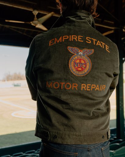 Empire State Trucker Jacket - Olive