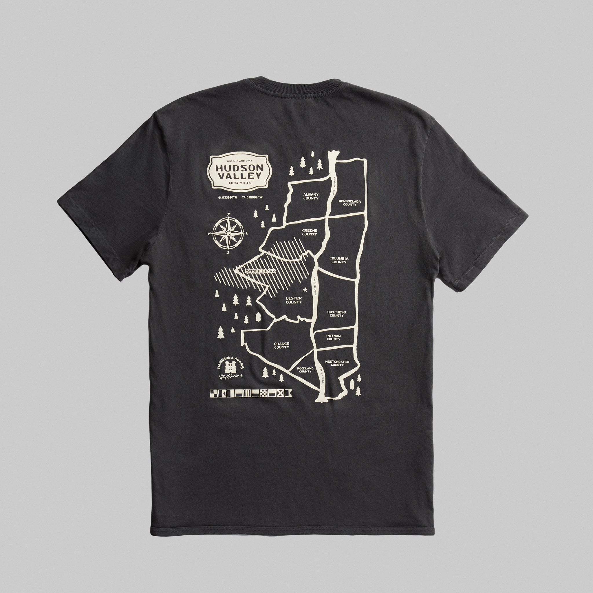 Hudson Valley Map Pocket T