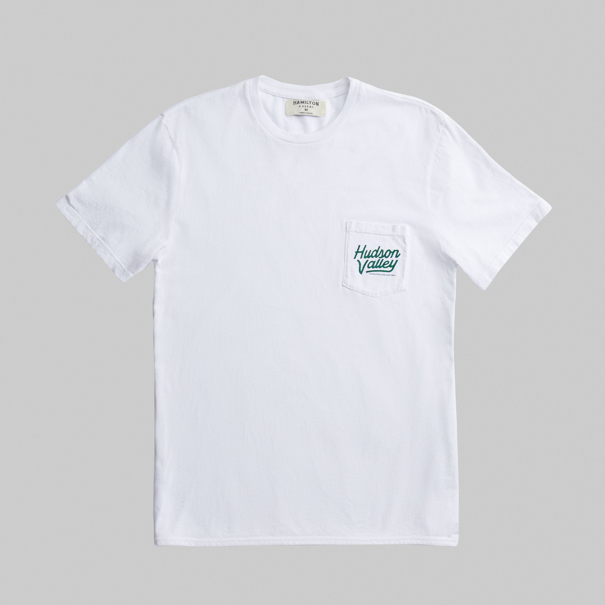 Hudson Valley Script Pocket T