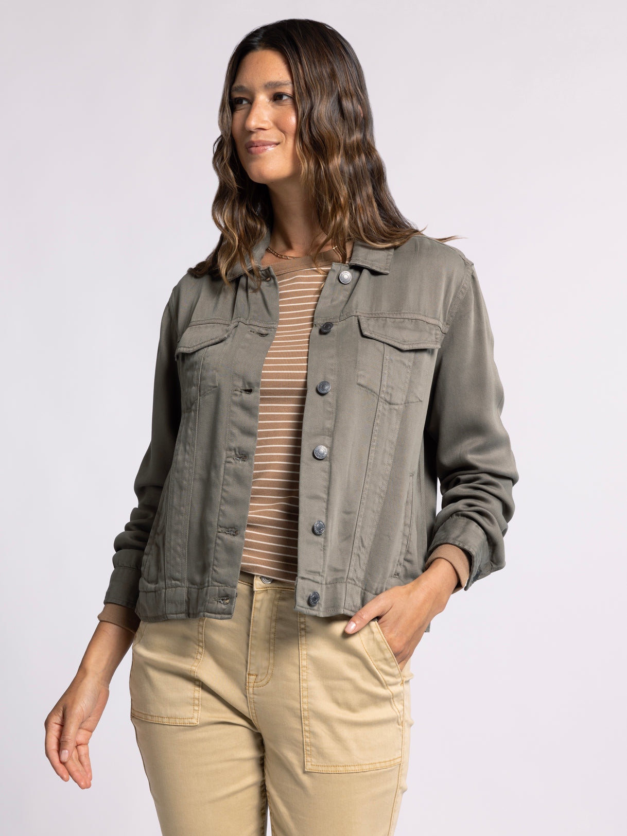 Jackie Jacket - Dusty Olive