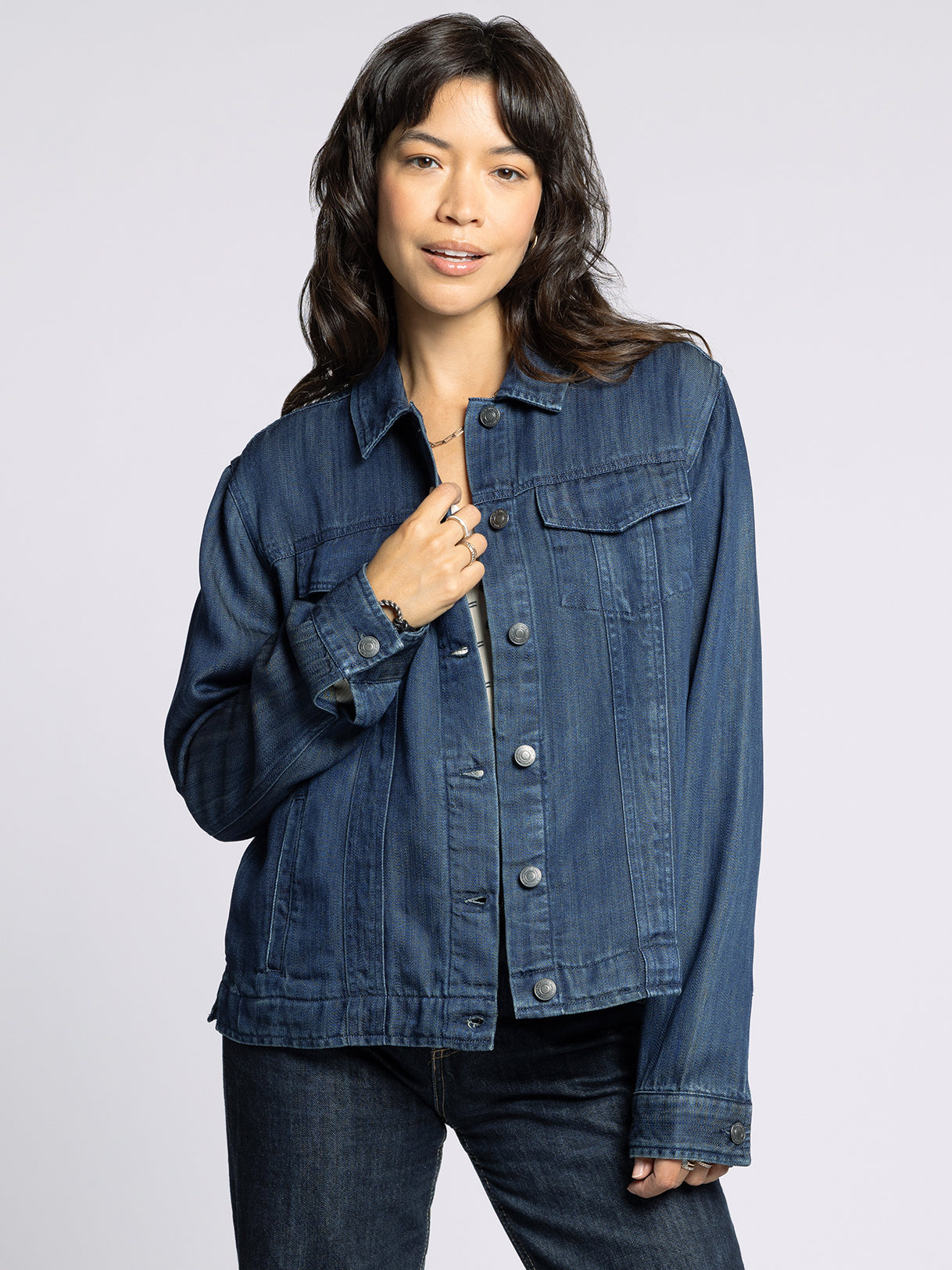 Jackie Jacket - Ink Wash