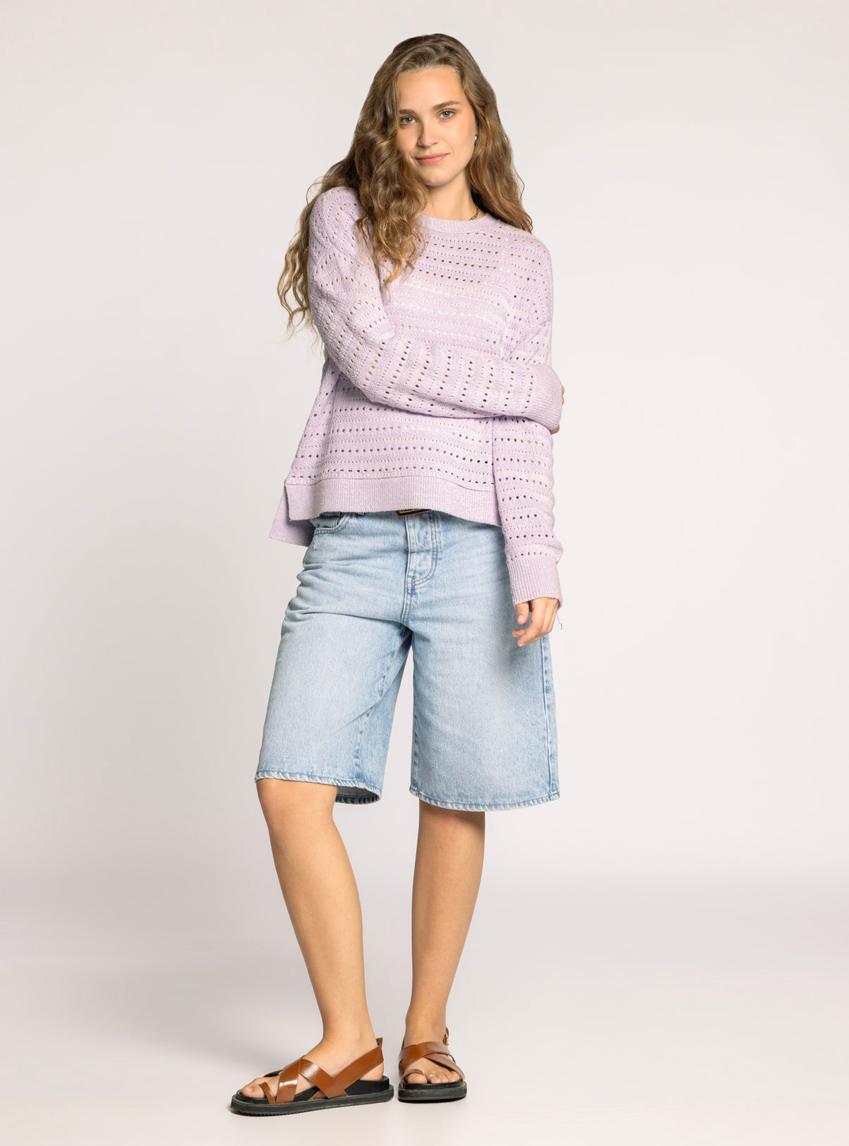 Robin Sweater - Petal Lilac