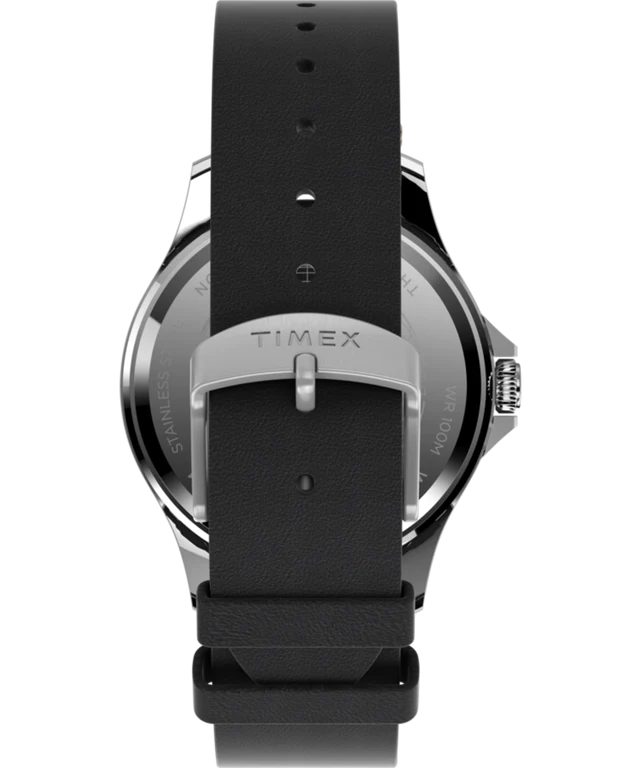 Navi XL 41mm Leather Strap Watch