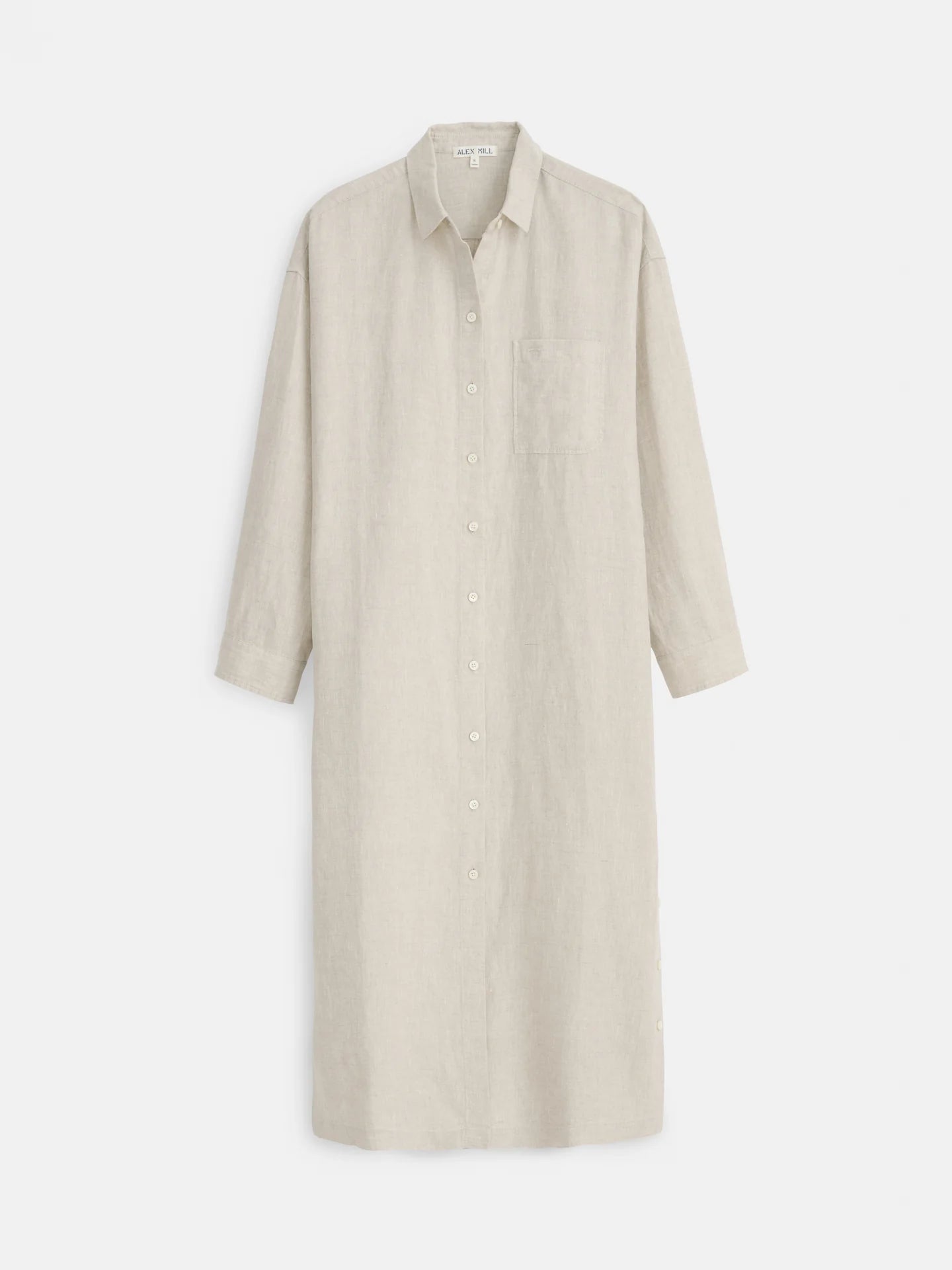 Kerry Shirtdress in Flax Linen