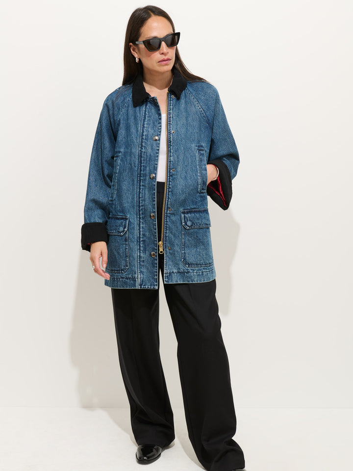 Chiltern Street Jacket in Denim - Rinse Wash