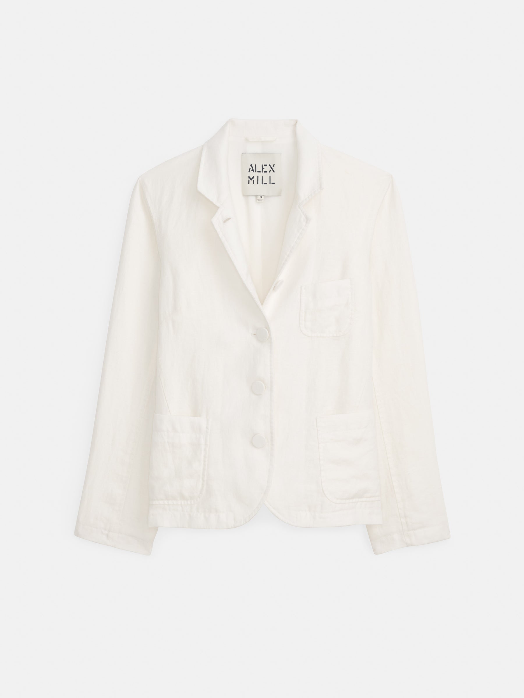Lafayette Jacket in Linen - Off White