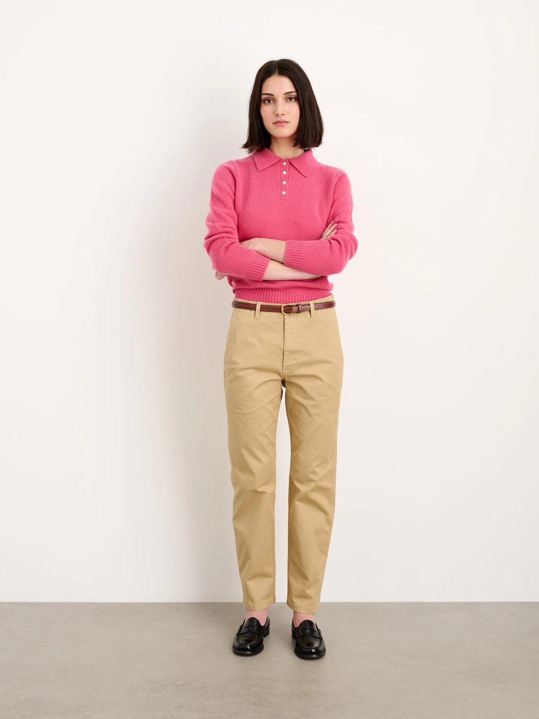 Nellie Straight Leg Pant in Chino