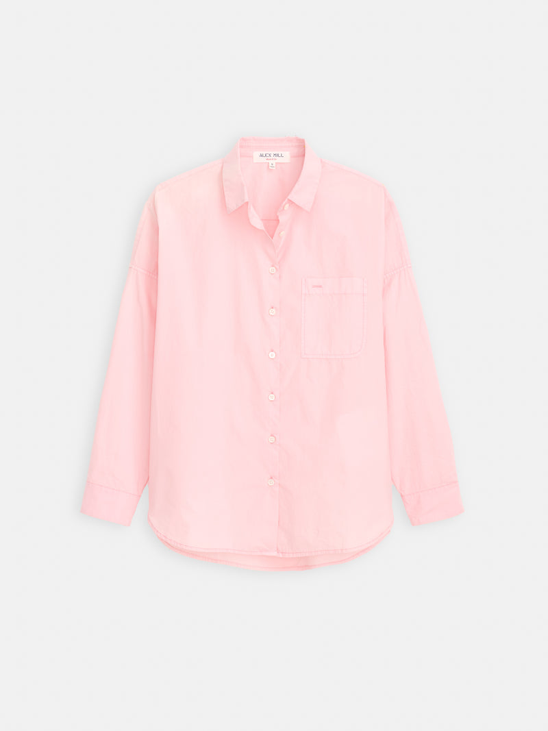 Jo Shirt in Cotton Poplin - Mary's Rose